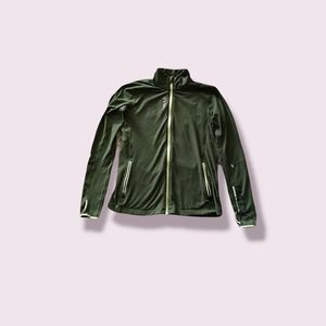 💐reebok Green Long sleeve Jacket Size S